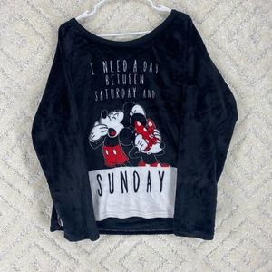 disney mickey mouse sleep wear set pants and top womens size 3xl